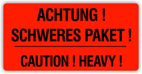 schweres paket versenden